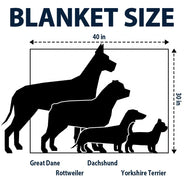 Dog Lovers,Happy - Snuggling Blanket - Personalized Pet Blanket