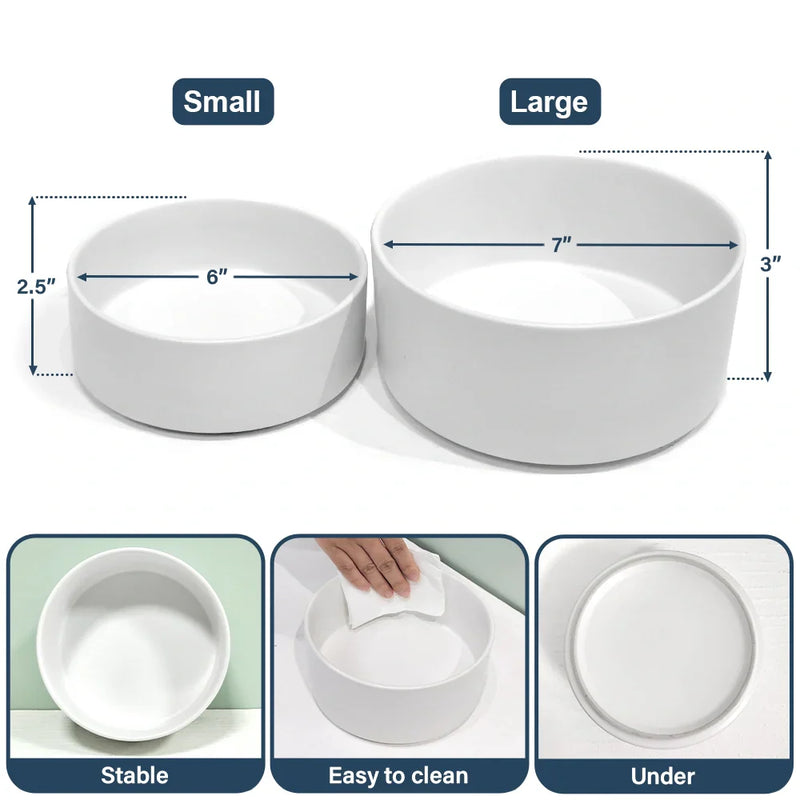 Pet Lovers,Happy - Toile De Jouy French Style - Personalized Pet Bowl