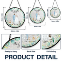 Pet Couple,Love - Pet Couple Wedding - Personalized Stained Glass Window Hanging Suncatcher