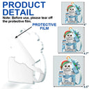 Christmas, Pet Lovers, Cat Lovers, Dog Lovers, Happy - Pet First Christmas, Gift Reveals, Gift Box 3D Effect - Personalized Custom Shaped Acrylic Ornament