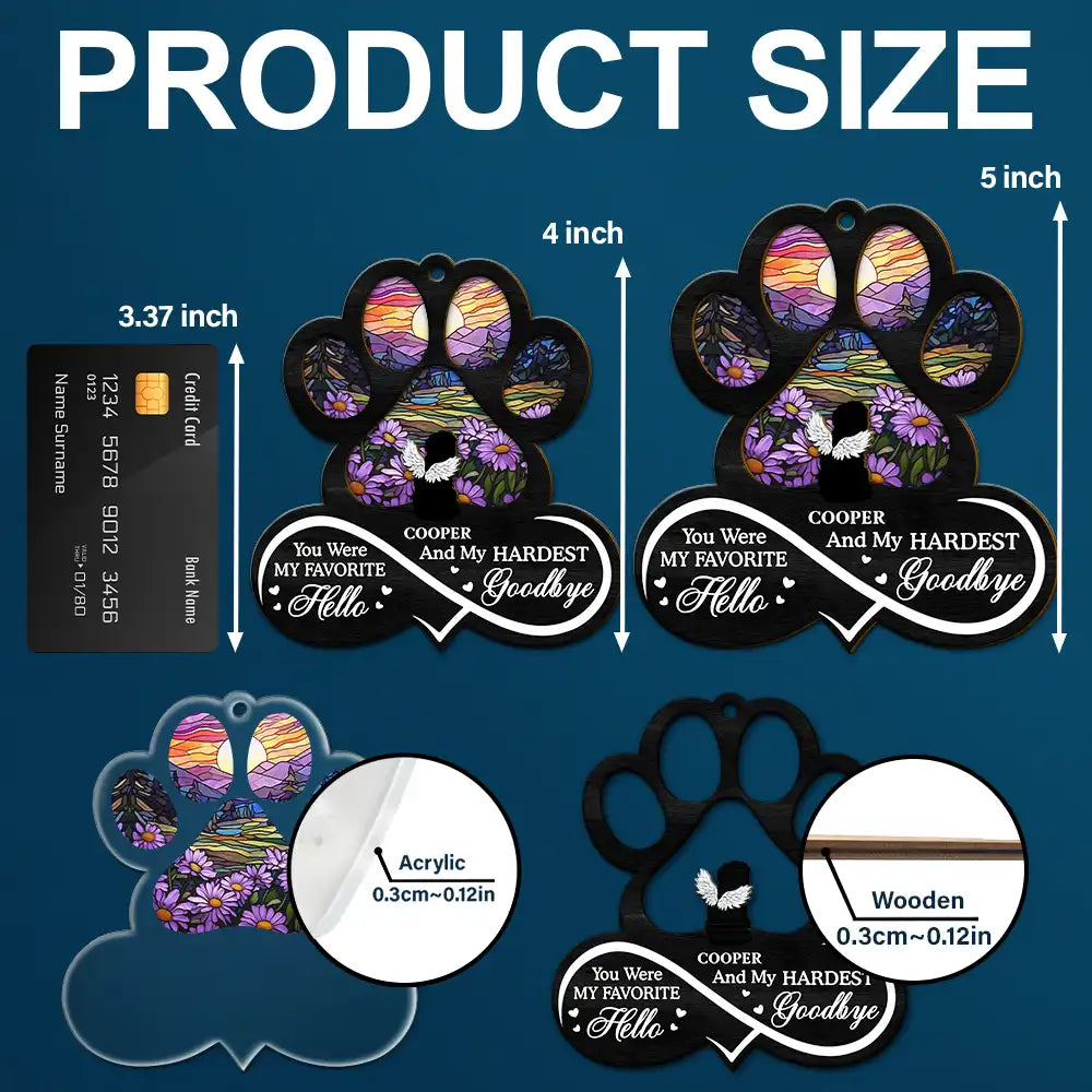 Pet Lovers, Sad, Christmas, Memorial - Pet Forever In My Heart Always Loved - Personalized 2-Layered Mix Ornament