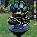 Memorial,Pet Lovers,Pet Mom,Pet Dad,Sad - Pet Forever In My Heart Always Loved - Personalized Solar Light