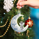 Christmas,Pet Lovers,Pet Mom,Pet Dad,Memorial - Pet Loss When Tomorrow Starts Without Me - Personalized Custom Shaped Acrylic Ornament