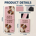 Reading, Pet Lovers, Happy, Dog Lovers, Cat Lovers, Gift For Yourself - Pet Lovers 3D Effect You Pawsed Here - Personalized Leather Magnetic Bookmark