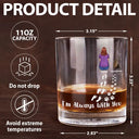 Pet Lovers, Pet Mom, Pet Dad, Memorial, Love - Pet Memorial I'm Always With You Never Walk Alone - Personalized Whiskey Glass