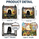 Memorial, Pet Lovers, Pet Mom, Pet Dad, Dog Lovers, Dog Mom, Dog Dad, Sad - Pet Memorial My Hardest Goodbye - Personalized Window Hanging Suncatcher Ornament