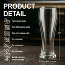 Gift For Husband,Gift For Yourself,Gift For Men,Gift For Women,Parents,Gift For Grandpa,Gift For Mother,Gift For Father,Gift For Grandma,Non-Eng,Vector,Humorous - Every Sip Tastes Like It's Not My Problem Anymore Retirement - Personalized Pilsner Glass