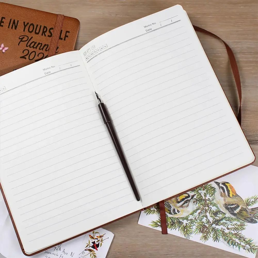 Gift For Yourself, Gift For Women, Happy - Planner 2026 Believe In Yourself 3D Effect Version - Personalized Leather Journal