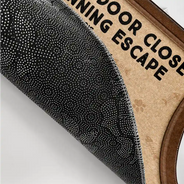 Cat Lovers, Cat Mom, Cat Dad - Please Keep Door Closed Cats Planning Escape Go Toward Cartoon - Personalized Doormat