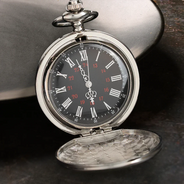 Gift For Couples,Old Couples,Gift For Husband,Gift For Wife,Gift For Boyfriend,Gift For Girlfriend,Happy - Adventure Partners For Life - Personalized Pocket Watch