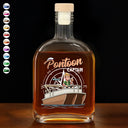 Pontoon,Happy,Gift For Yourself,Gift For Women,Gift For Men - Pontoon Captain - Personalized Whiskey Bottle