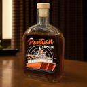 Pontoon,Happy,Gift For Yourself,Gift For Women,Gift For Men - Pontoon Captain - Personalized Whiskey Bottle
