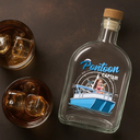 Pontoon,Happy,Gift For Yourself,Gift For Women,Gift For Men - Pontoon Captain - Personalized Whiskey Bottle