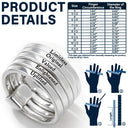 Gift For Yourself,Gift For Women,Gift For Wife,Gift For Girlfriend,Gift For Mother,Gift For Grandma,Gift For Daughter,Gift For Sisters,Gift For Bestie,Love - Positive Affirmations For Self Reminder - Personalized Heart Stacking Rings