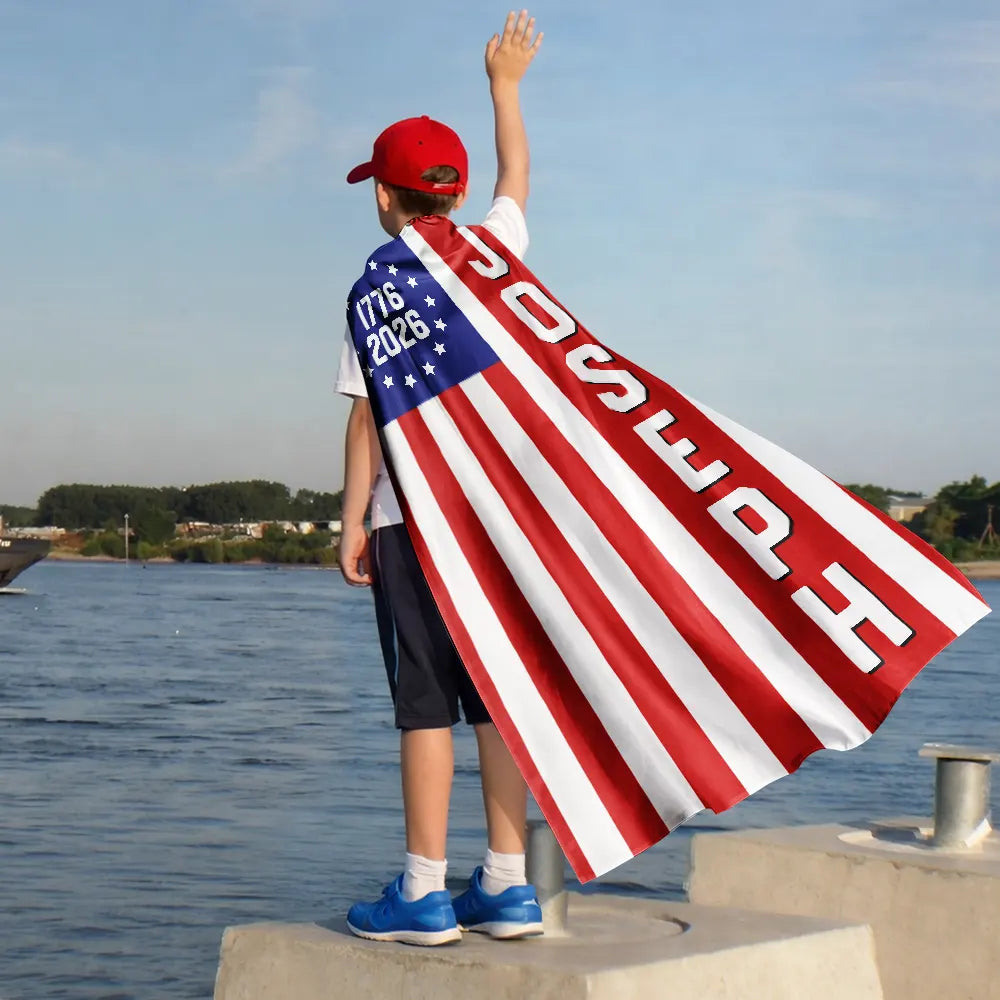 Independence Day,America 250th,Happy,Gift For Husband,Gift For Wife,Gift For Boyfriend,Gift For Girlfriend,Gift For Yourself,Gift For Women,Gift For Men - Proudly Celebrating 250 Years of Freedom - Personalized Costume Cape