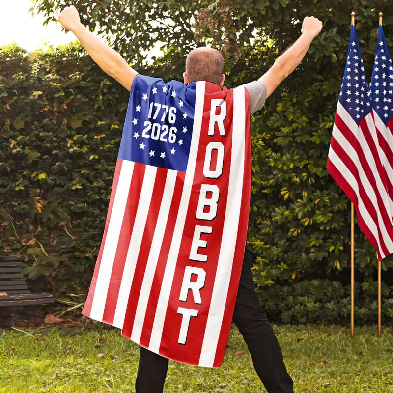 Independence Day,America 250th,Happy,Gift For Husband,Gift For Wife,Gift For Boyfriend,Gift For Girlfriend,Gift For Yourself,Gift For Women,Gift For Men - Proudly Celebrating 250 Years of Freedom - Personalized Costume Cape