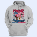 Funny,Cat Lovers,Pet Lovers,Independence Day,America 250th,Dog Lovers - Proudly Pawtriotic 250 Years Of Freedom Cat Dog - Personalized T Shirt