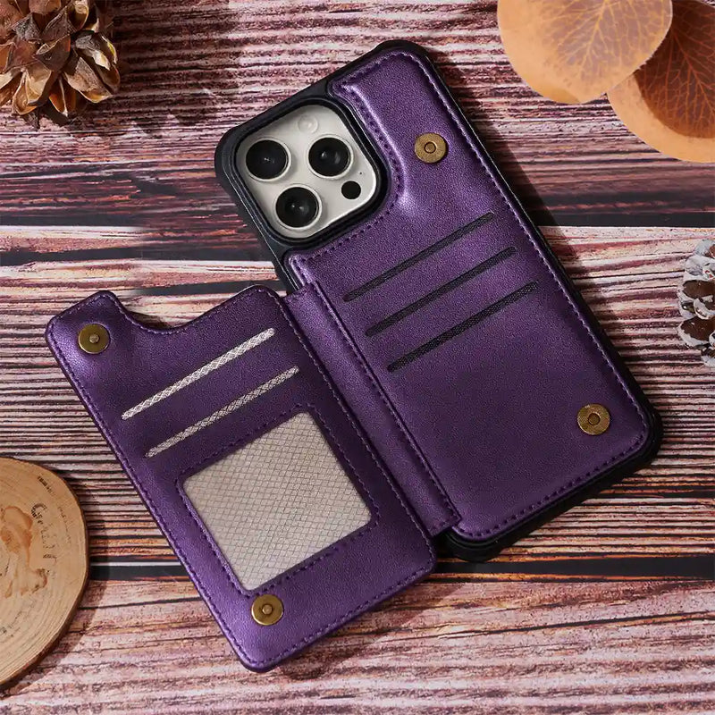 Cat Mom,Cat Lovers,Pet Lovers,Funny - The Cat Mother 3d Effect - Personalized Leather Flip Wallet Phone Case