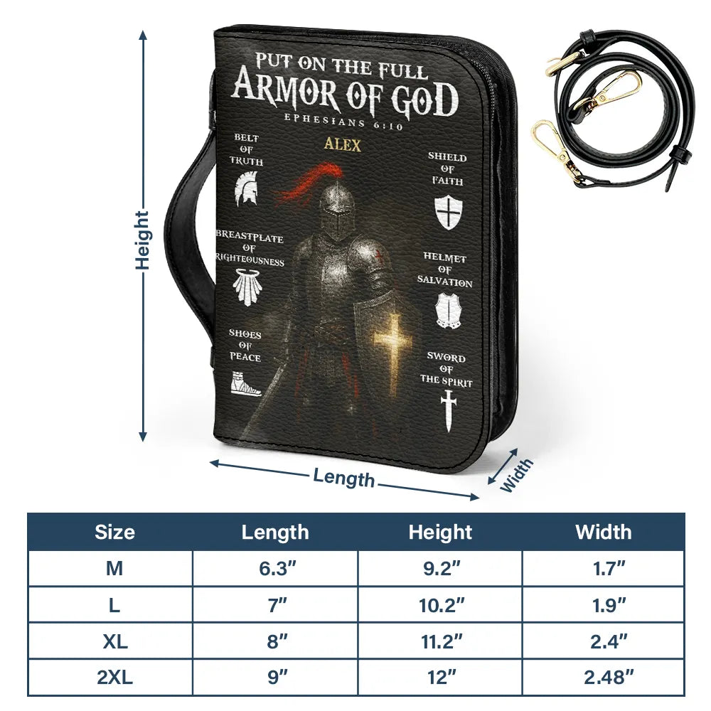 Christian, Gift For Yourself - Put On The Full Armor Of God Bible - Personalized Bible Cover