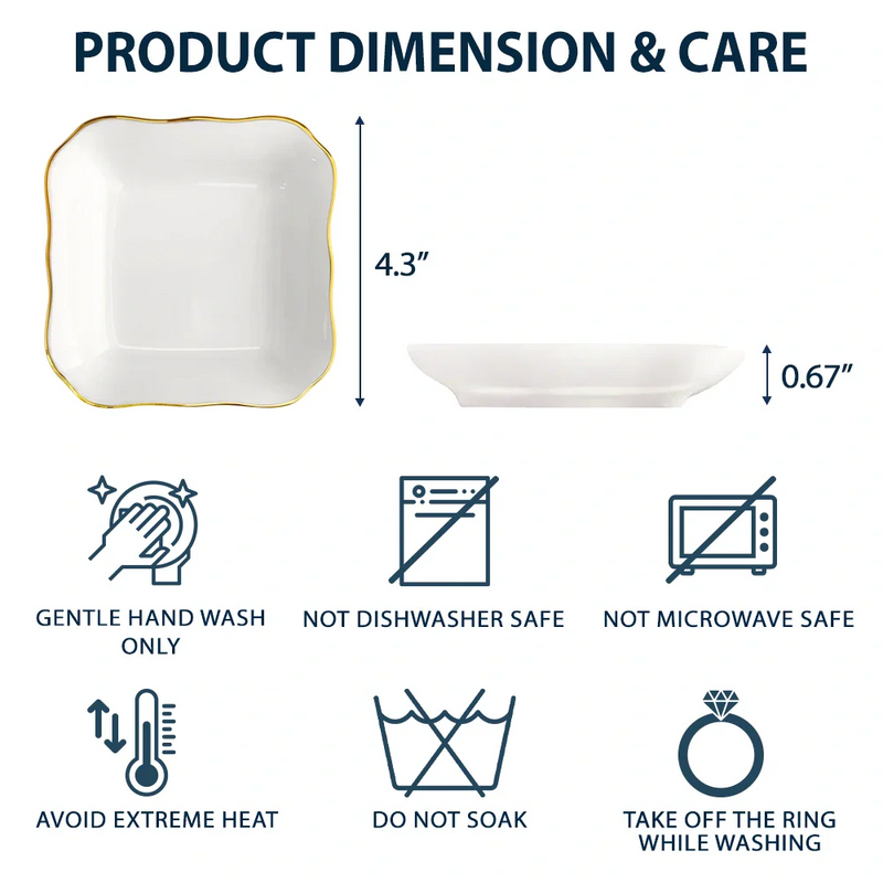 Gift For Sisters,Gift For Bestie,Gift For Women,Happy - Birth Flower Sisters From The Same Garden - Personalized Lace Square Jewelry Dish