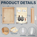 I Miss You - Memorial Gift For Pet Lovers, Dog Mom, Dog Dad, Cat Mom, Cat Dad - Personalized Picture Frame Light Box