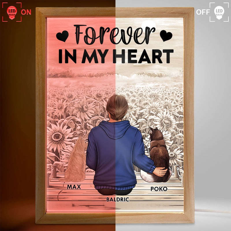 A Bond That Can't Be Broken - Gift For Dog Lovers, Dog Mom, Dog Dad - Personalized Picture Frame Light Box