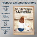 A Bond That Can't Be Broken - Gift For Dog Lovers, Dog Mom, Dog Dad - Personalized Picture Frame Light Box