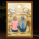 I Miss You I Know - Memorial Gift For Family, Friends, Siblings - Personalized Picture Frame Light Box