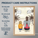 I Miss You I Know - Memorial Gift For Family, Friends, Siblings - Personalized Picture Frame Light Box