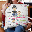Grandma Mom How Much I Love You - Gift For Kids, Granddaughter, Grandson - Personalized Pillow