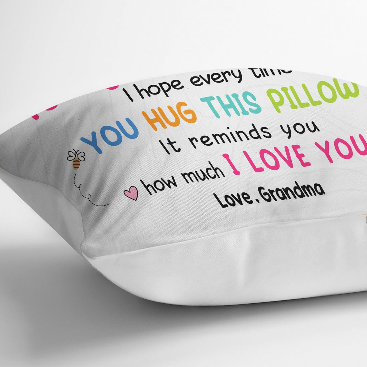 Grandma Mom How Much I Love You - Gift For Kids, Granddaughter, Grandson - Personalized Pillow