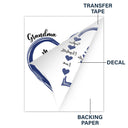 Mom's Grandma's Sweethearts - Gift For Mother, Grandmother - Personalized Decor Decal