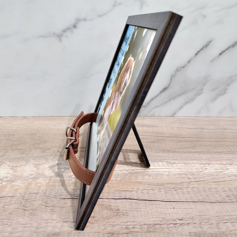 Custom Photo You Were My Favorite Hello And Hardest Goodbye - Memorial, Sympathy Gift For Dog Owners, Cat Lovers - Personalized Pet Loss Sign, Collar Frame