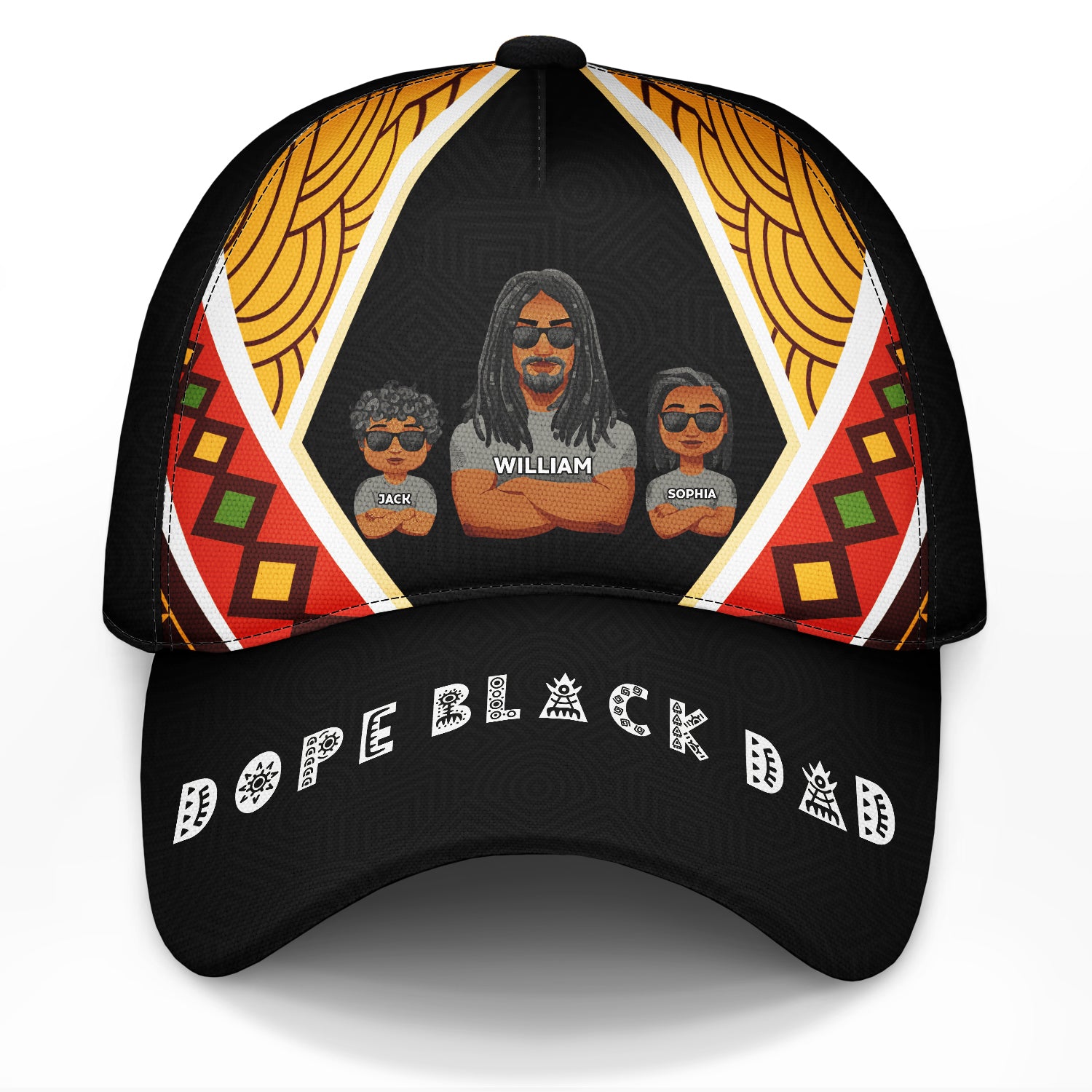 Dope Black Dad - Best Gift For Dad - Personalized Classic Cap