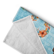 Serviette de plage monogramme - Cadeau pour femmes, amoureuses de la plage - Serviette de plage personnalisée