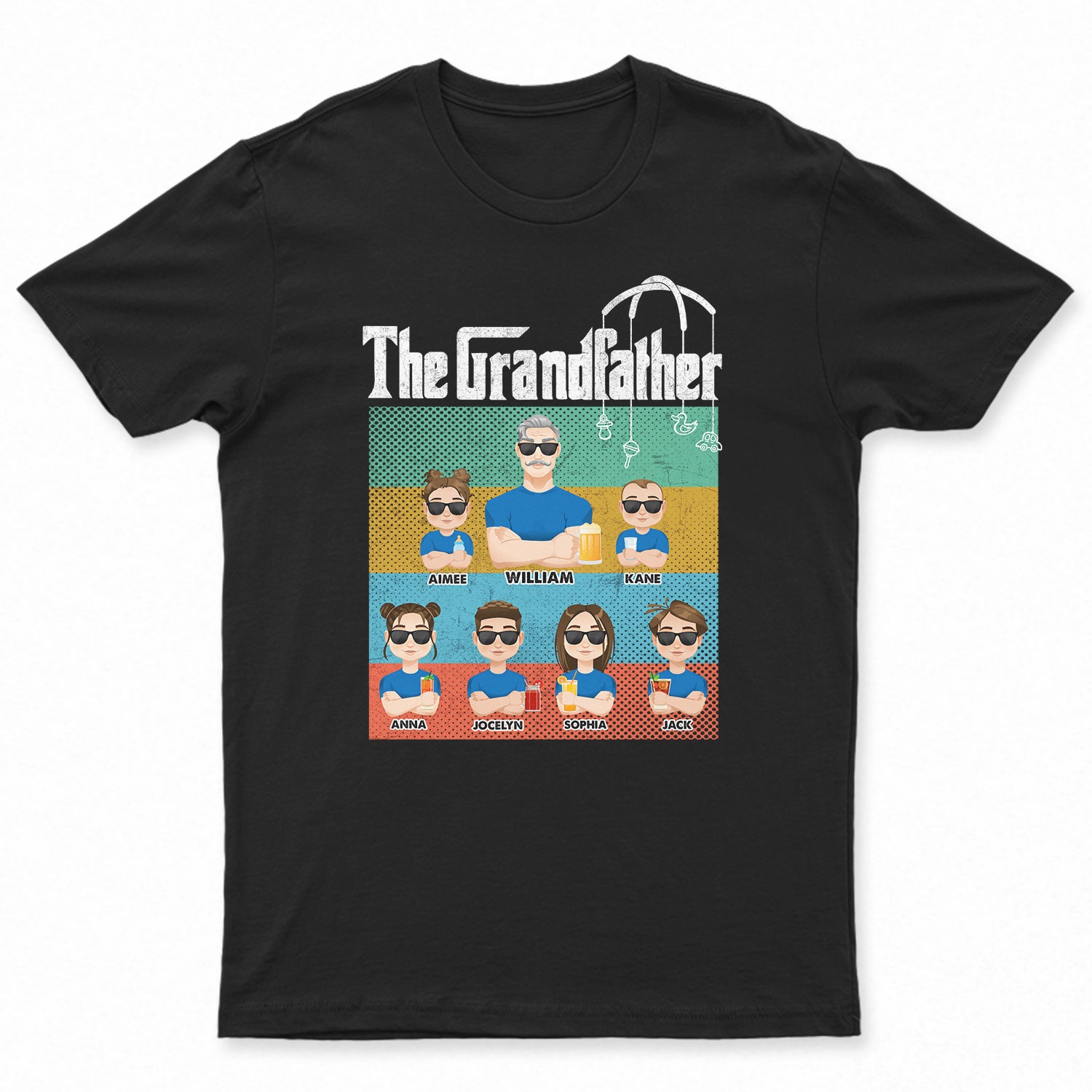 The Grandfather - Personalized T Shirt