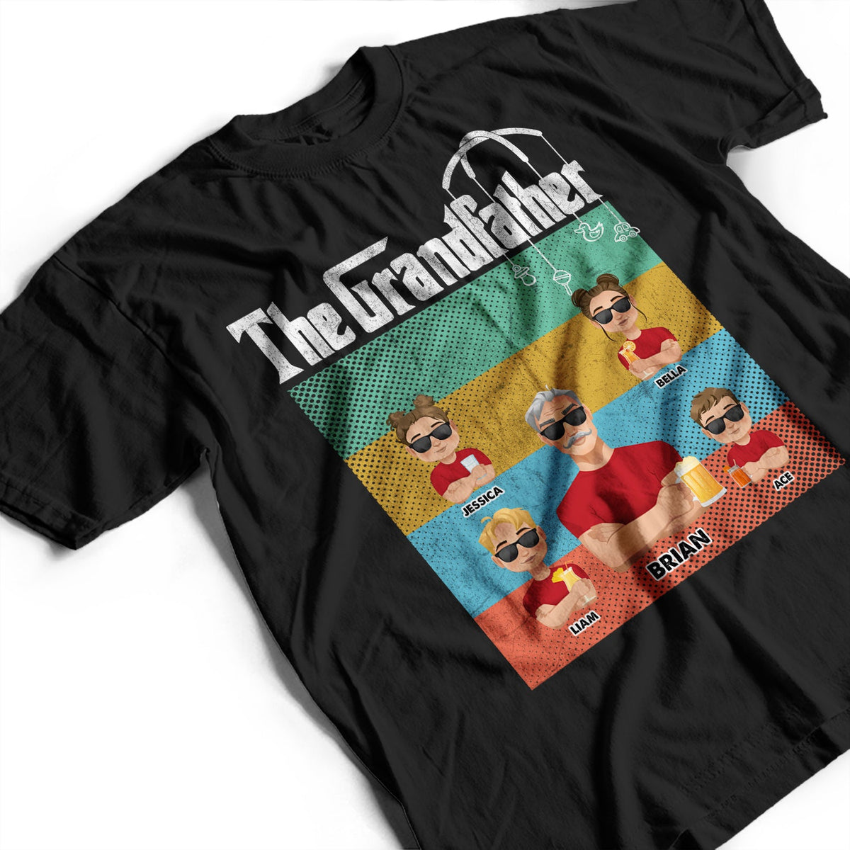The Grandfather - Personalized T Shirt
