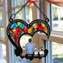Friends Live Forever In The Memories We Keep - Personalized Window Hanging Suncatcher Ornament