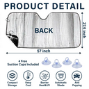 Custom Photo Cats Dogs Broken Glasses - Personalized Auto Sunshade