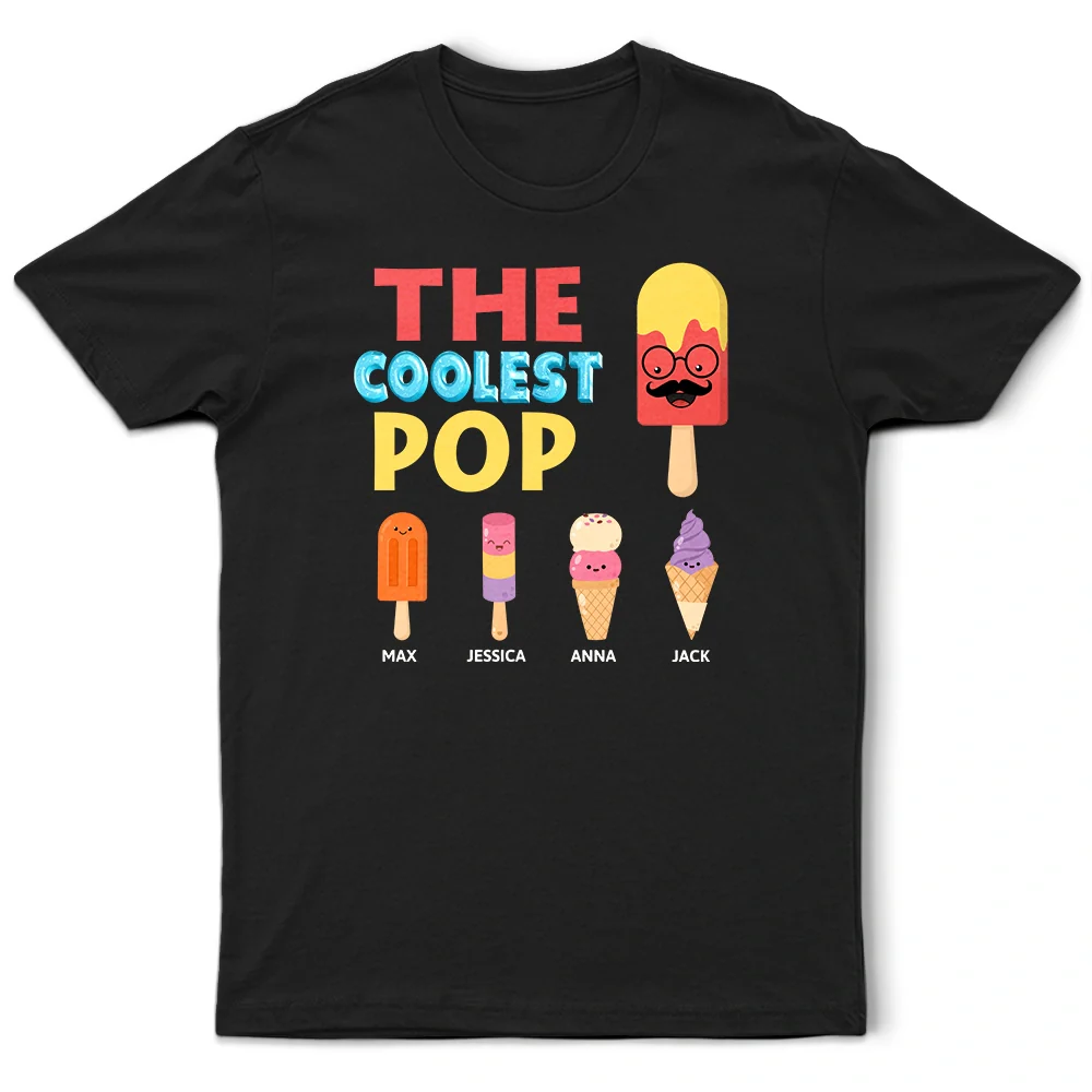 Le papa le plus cool - T-shirt personnalisé