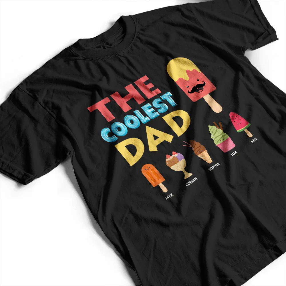 Le papa le plus cool - T-shirt personnalisé
