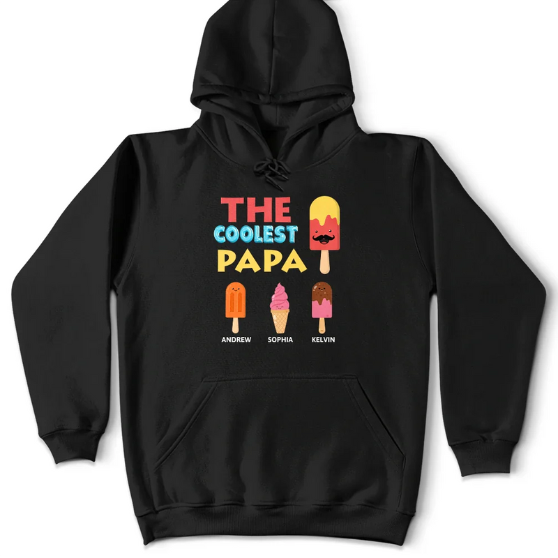 Le papa le plus cool - T-shirt personnalisé