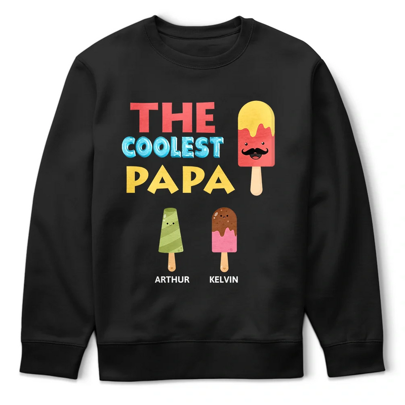 Le papa le plus cool - T-shirt personnalisé