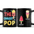 The Coolest Pop Papa - Personalized Black Mug