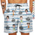 Custom Photo Best Dad Grandpa Ever - Personalized Unisex Beach Shorts