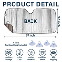 You And Me And The Pet Couples - Personalized Auto Sunshade