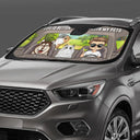 Life Is Better With The Pet Dog Cat - Personalized Auto Sunshade
