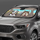 Dog's Trip - Personalized Auto Sunshade