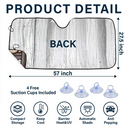 Dog's Trip - Personalized Auto Sunshade