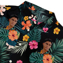 Custom Photo Pet Face Family Tropical Background - Personalized Hawaiian Shirt
